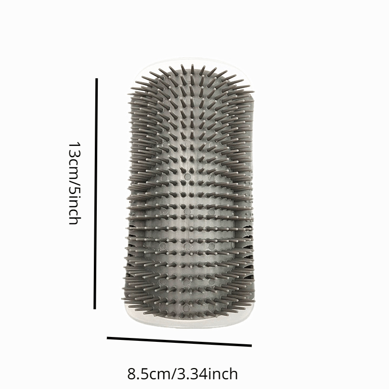 Cat Corner Self Grooming Brush – Wall-Mounted Pet Massager Comb