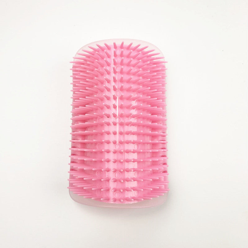Cat Corner Self Grooming Brush – Wall-Mounted Pet Massager Comb