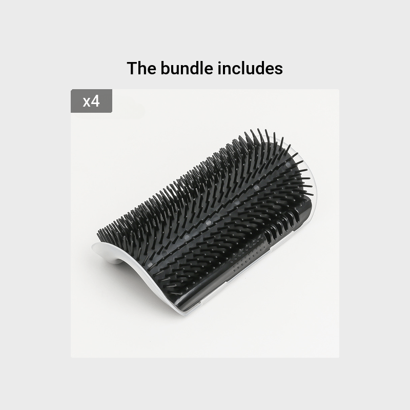 Cat Corner Self Grooming Brush – Wall-Mounted Pet Massager Comb