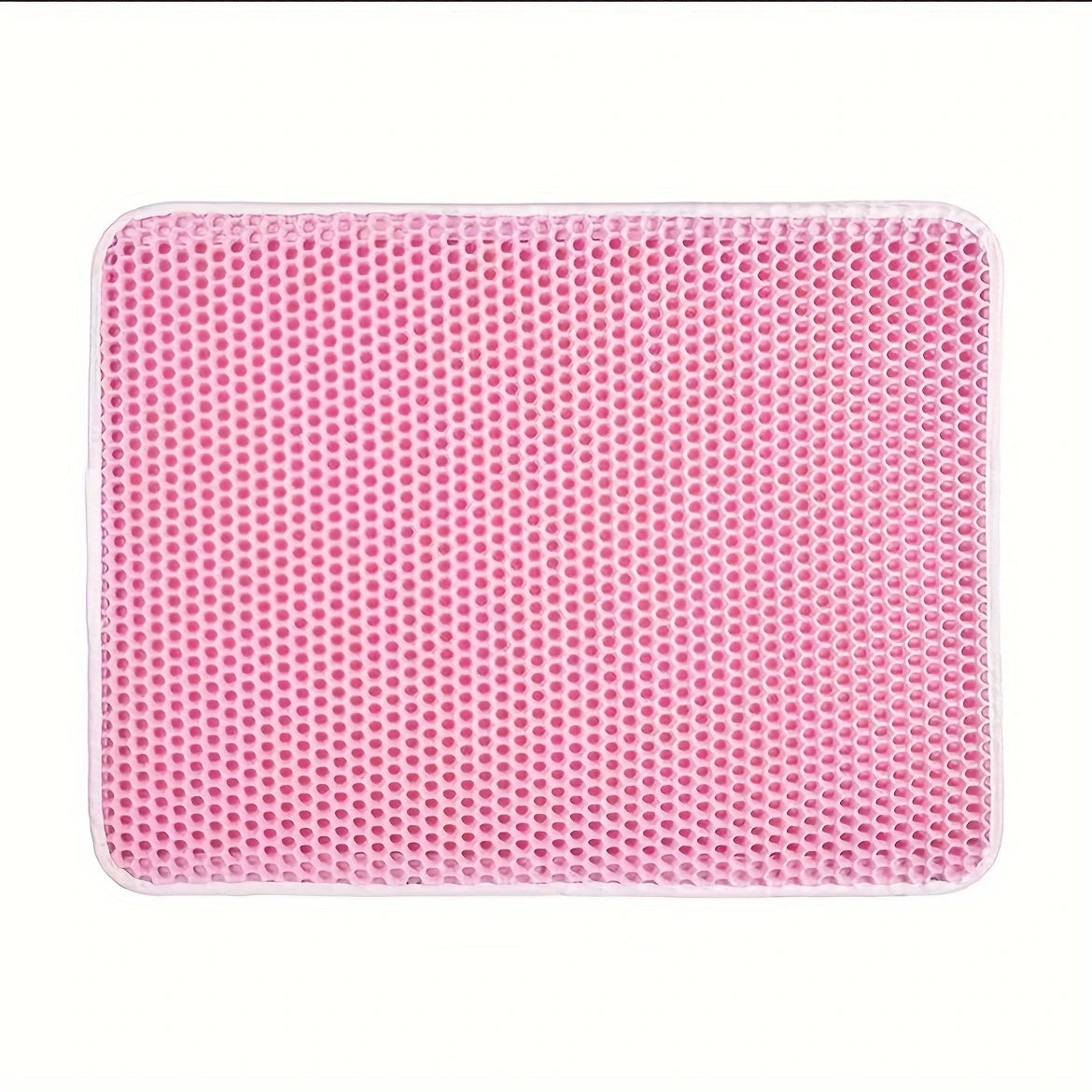 Large Waterproof Cat Litter Mat – Honeycomb Double Layer, Anti-Scatter & Easy Clean