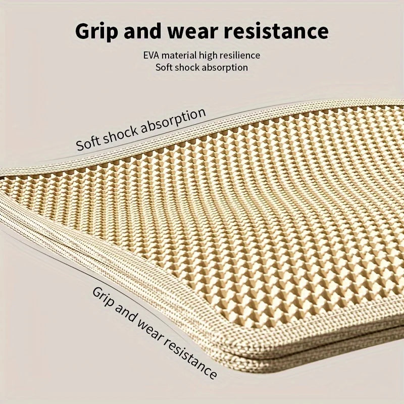Large Waterproof Cat Litter Mat – Honeycomb Double Layer, Anti-Scatter & Easy Clean