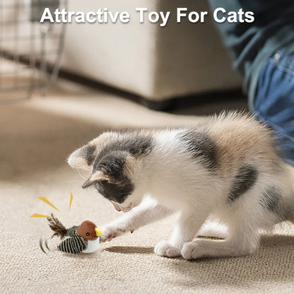 Interactive Cat Toy with Real Bird Sound – Best Toy to Keep Cats Active