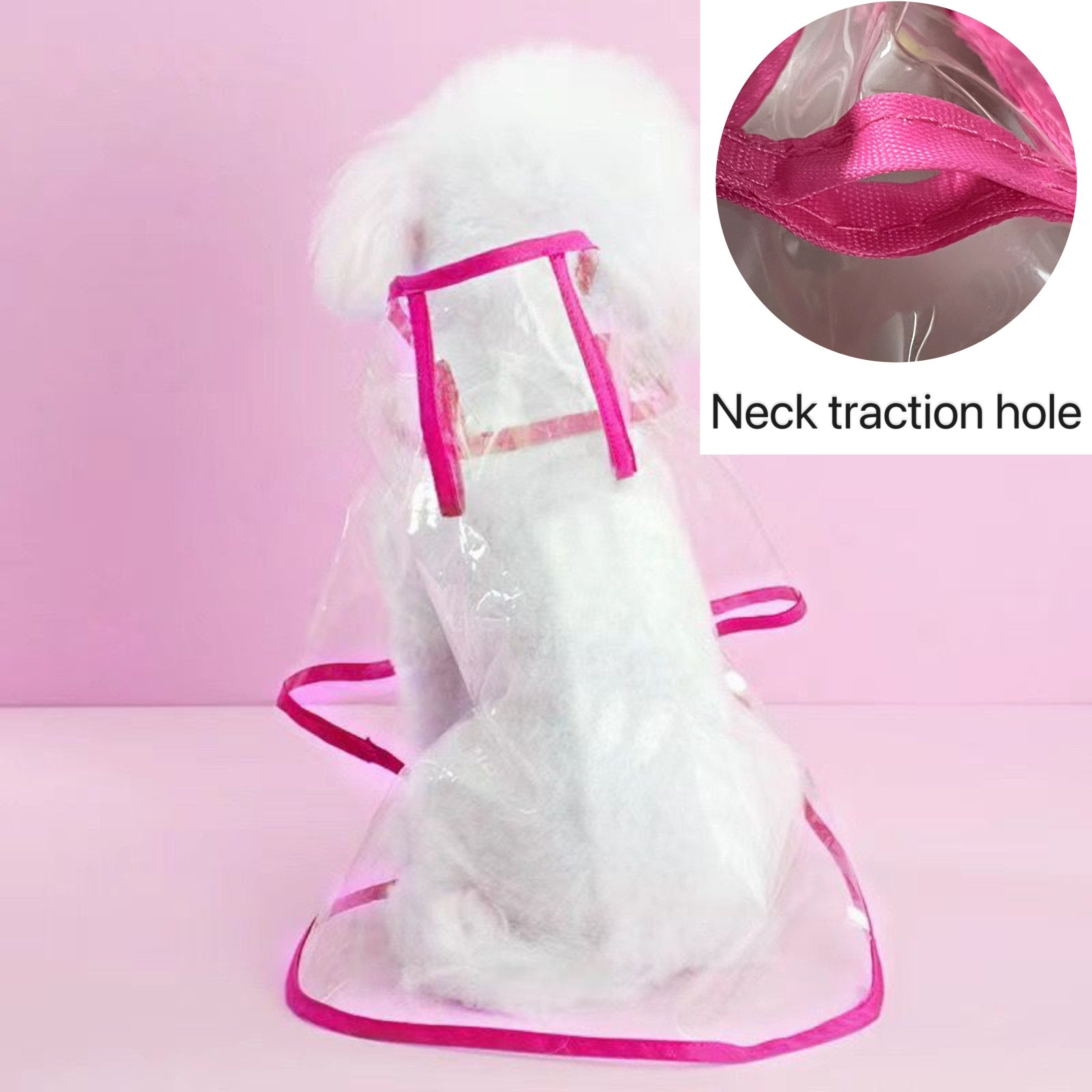 Transparent Dog Raincoat with Hood + Waterproof Shoes – Stylish & Protective
