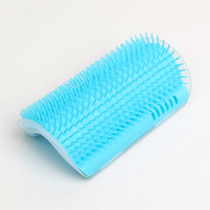 Cat Corner Self Grooming Brush – Wall-Mounted Pet Massager Comb