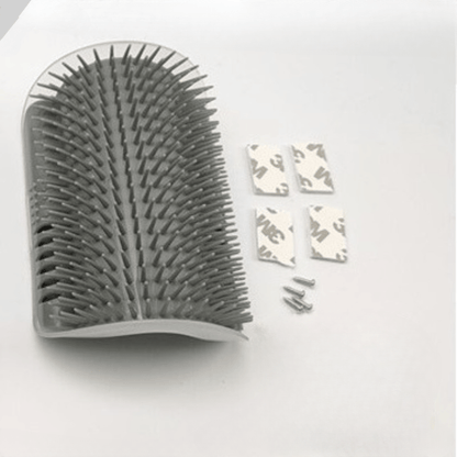 Cat Corner Self Grooming Brush – Wall-Mounted Pet Massager Comb