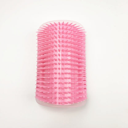 Cat Corner Self Grooming Brush – Wall-Mounted Pet Massager Comb