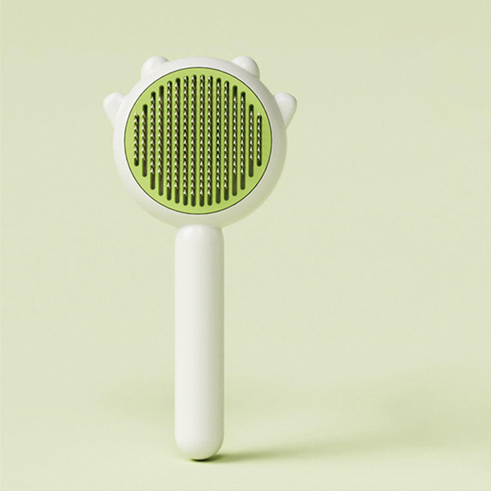 Premium Cat Self Grooming Brush - Cats Grooming Essential for Healthy Coat, Gentle Massage, Shedding Remover, and Claw Care - Easy to Clean, Pet-Friendly Design, Kitten and Adult Cat Suitable
