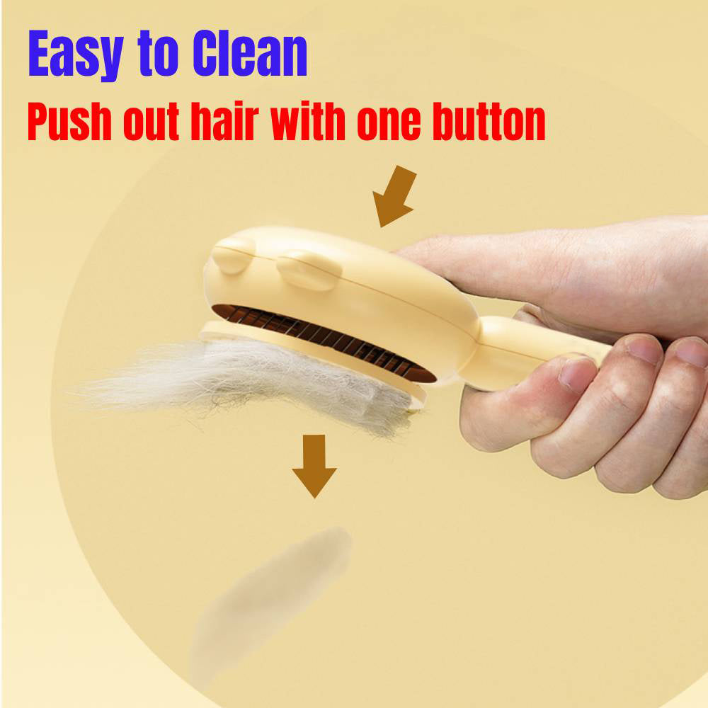 Premium Cat Self Grooming Brush - Cats Grooming Essential for Healthy Coat, Gentle Massage, Shedding Remover, and Claw Care - Easy to Clean, Pet-Friendly Design, Kitten and Adult Cat Suitable