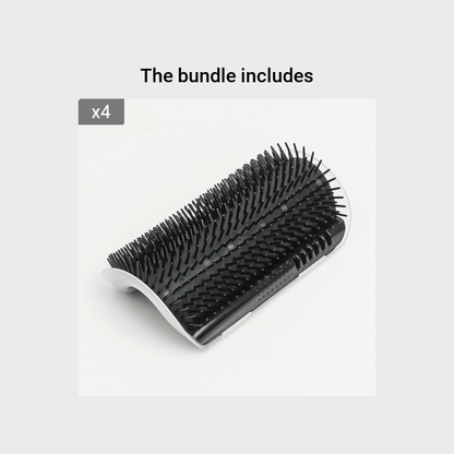 Cat Corner Self Grooming Brush – Wall-Mounted Pet Massager Comb