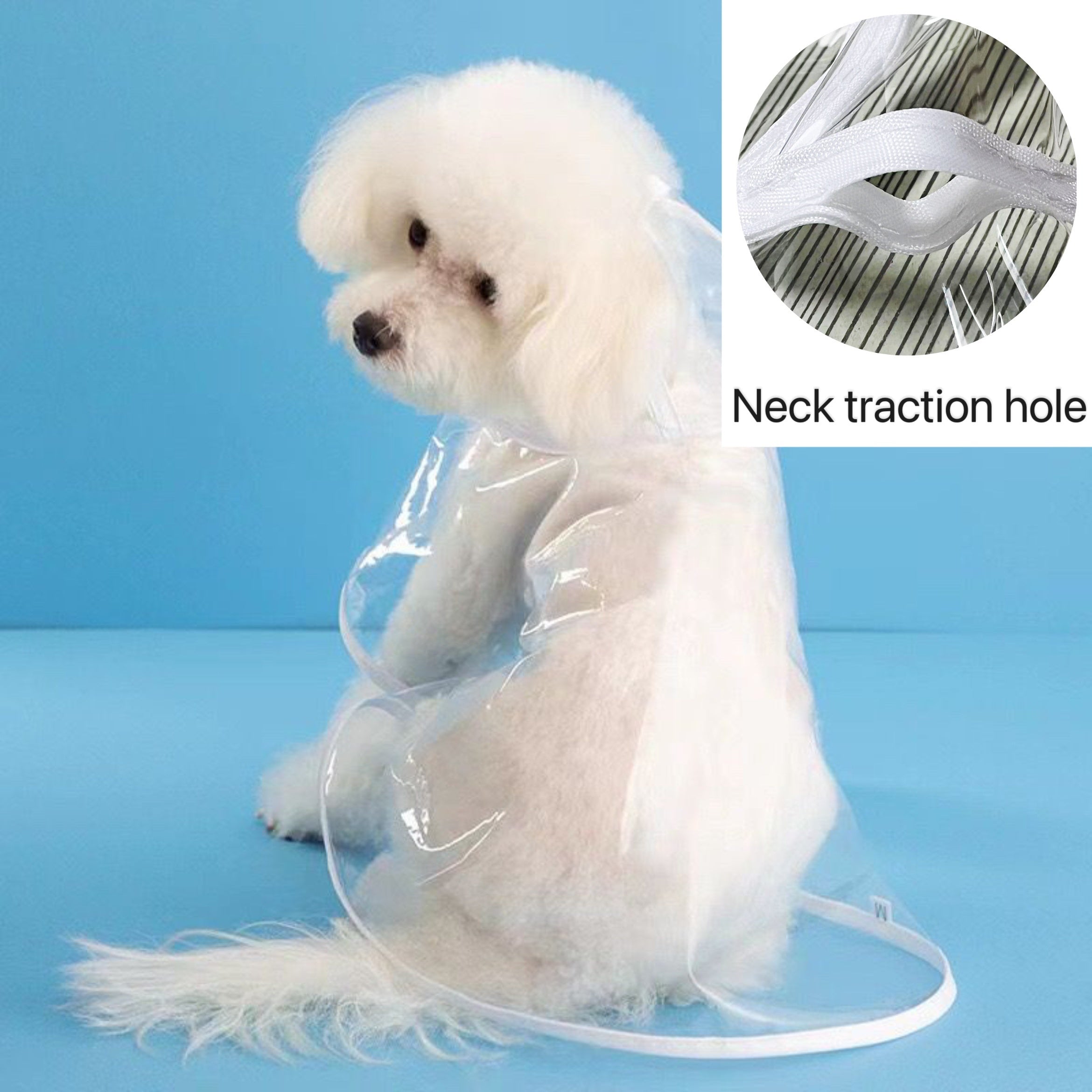 Transparent Dog Raincoat with Hood + Waterproof Shoes – Stylish & Protective