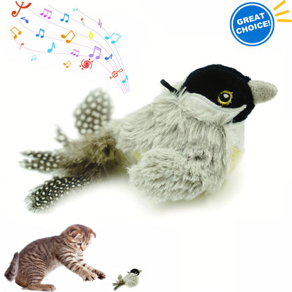 Interactive Cat Toy with Real Bird Sound – Best Toy to Keep Cats Active