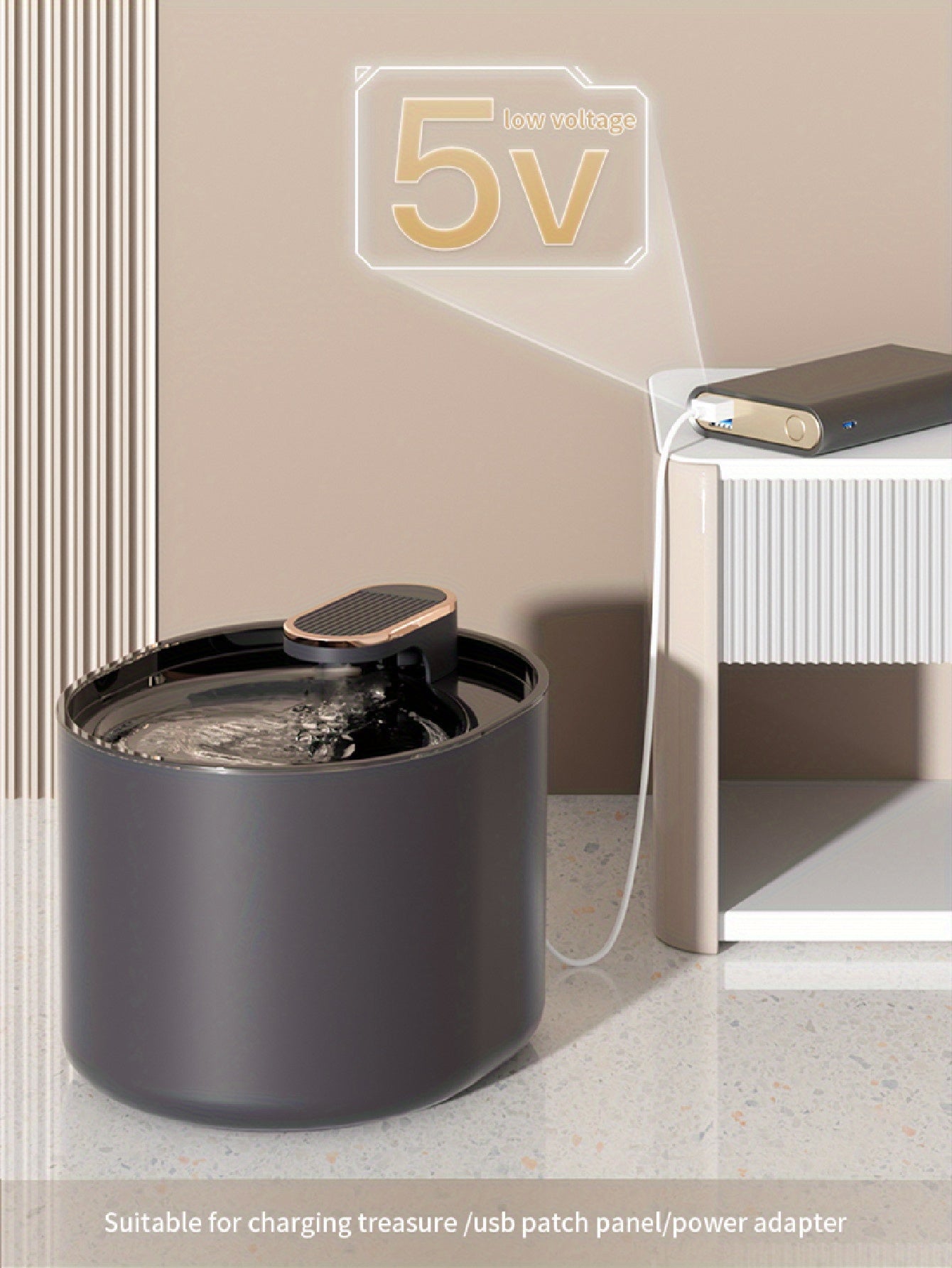 Large Capacity Silent Pet Water Dispenser - Automatic Cat Water Fountain with Circulation System, Reduced Noise, and Easy Cleaning - Perfect for Cats and Small Pets