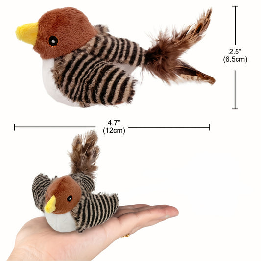 Interactive Cat Toy with Real Bird Sound – Best Toy to Keep Cats Active