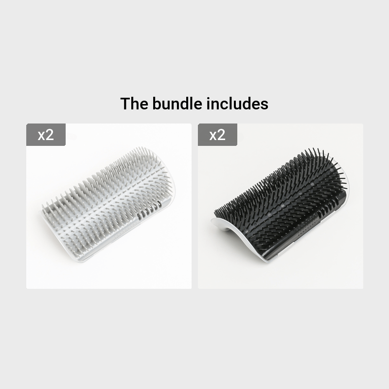 Cat Corner Self Grooming Brush – Wall-Mounted Pet Massager Comb
