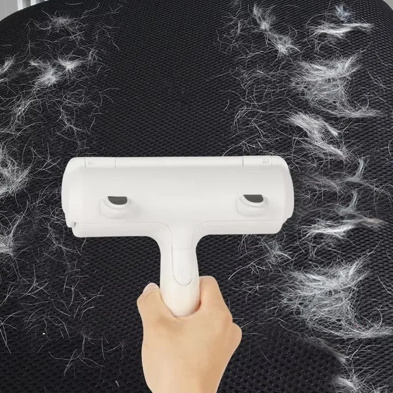 Reusable Pet Hair Remover Roller – Self-Cleaning Brush for Cat & Dog Fur