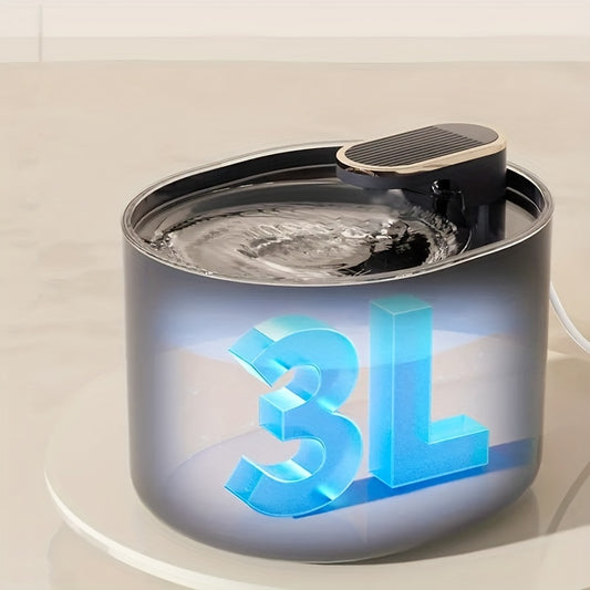Large Capacity Silent Pet Water Dispenser - Automatic Cat Water Fountain with Circulation System, Reduced Noise, and Easy Cleaning - Perfect for Cats and Small Pets