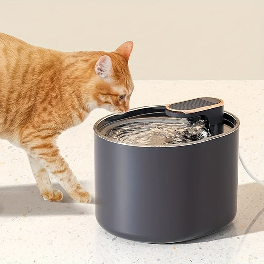 Large Capacity Silent Pet Water Dispenser - Automatic Cat Water Fountain with Circulation System, Reduced Noise, and Easy Cleaning - Perfect for Cats and Small Pets
