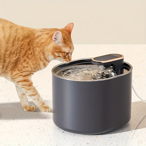 Large Capacity Silent Pet Water Dispenser - Automatic Cat Water Fountain with Circulation System, Reduced Noise, and Easy Cleaning - Perfect for Cats and Small Pets