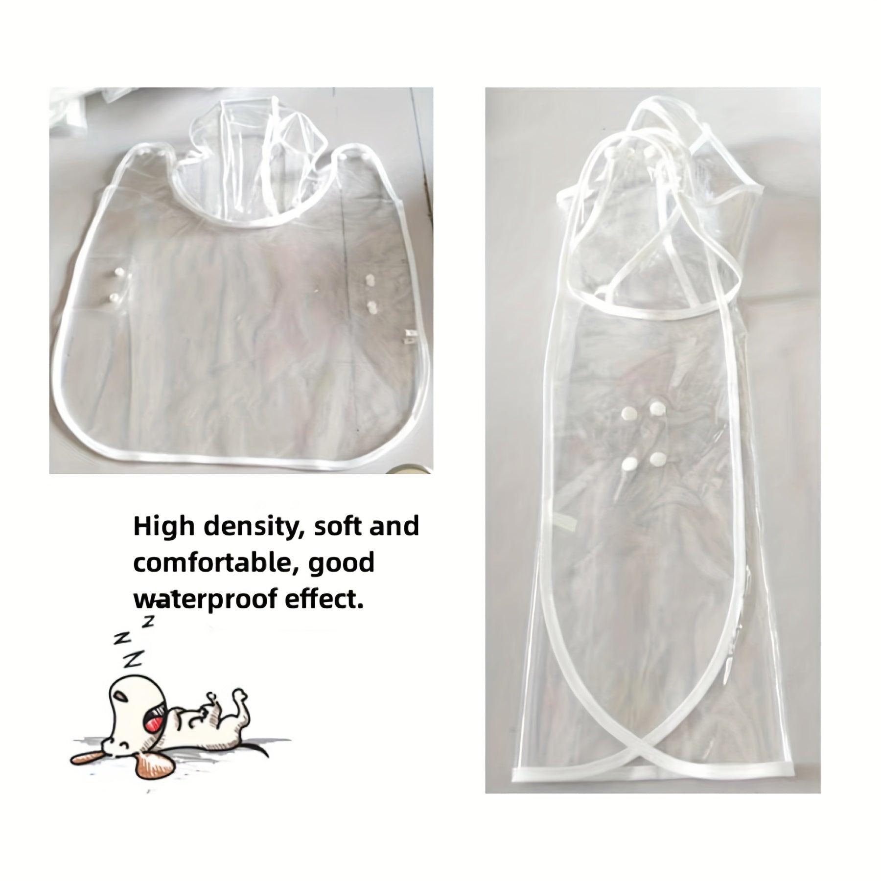 Transparent Dog Raincoat with Hood + Waterproof Shoes – Stylish & Protective