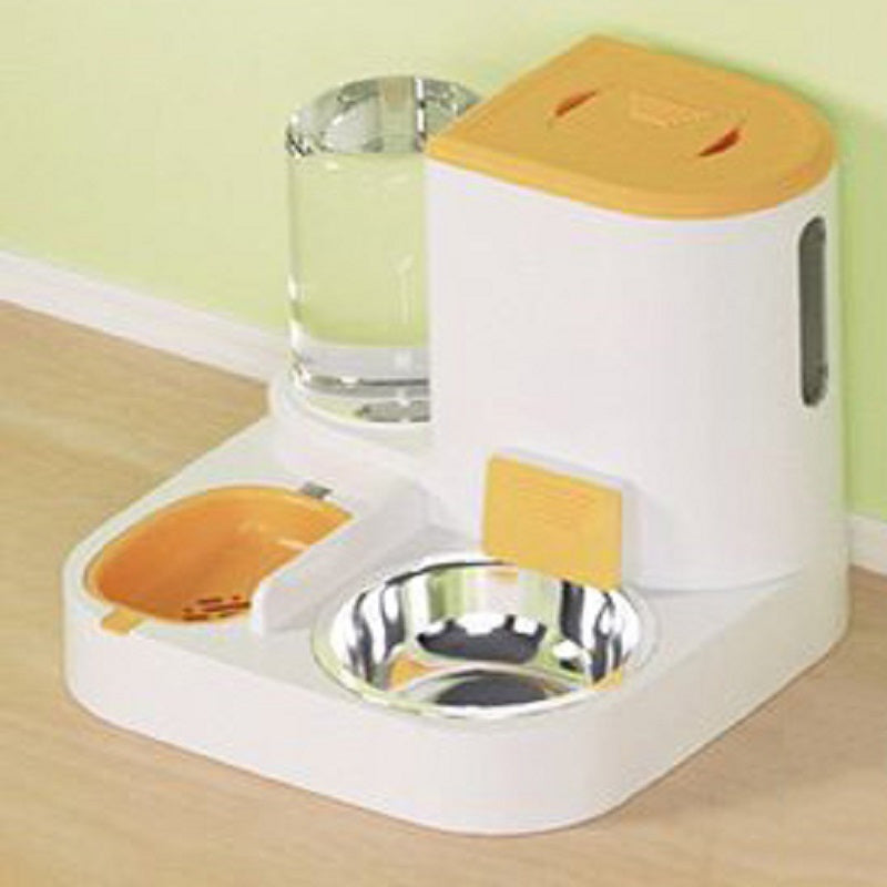 Automatic Pet Water And Food Feeder, 2 In 1 Large Capacity Cat Food Container Water Dispenser, Self Feeding Station For Indoor Cats Feeding Supplies